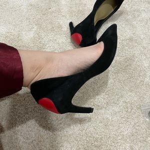 Christian Dior Heart Suede Pump